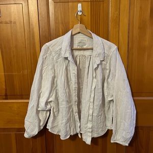American Eagle white blouse